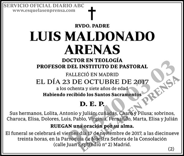 Luis Maldonado Arenas
